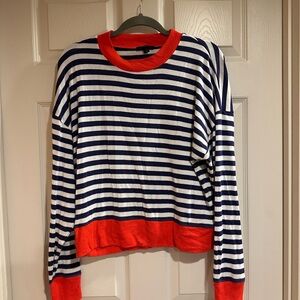 J. Crew Striped Sweater - Blue and Red